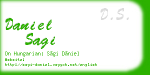 daniel sagi business card